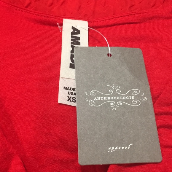 Anthropologie Amadi NWT Red Dress - Picture 6 of 9